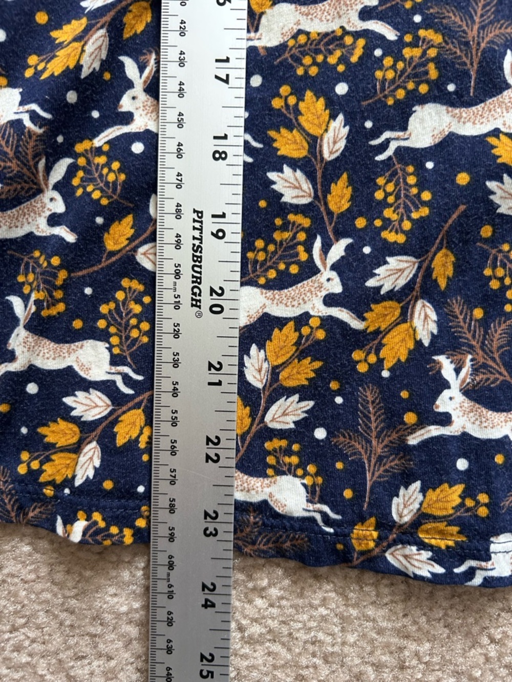 Boden Hare Rabbit Print Long Sleeve Crewneck Top - Picture 9 of 9